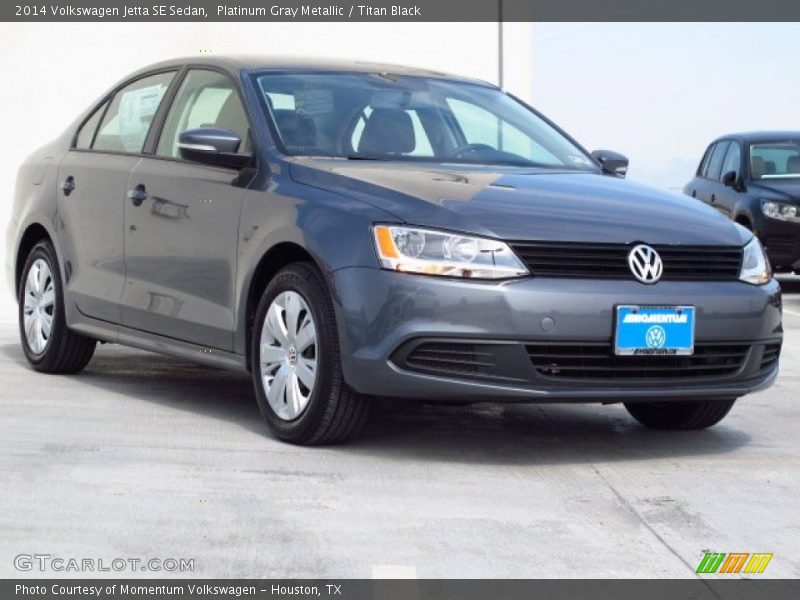 Platinum Gray Metallic / Titan Black 2014 Volkswagen Jetta SE Sedan