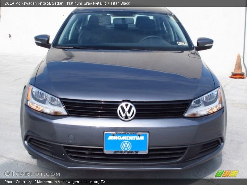 Platinum Gray Metallic / Titan Black 2014 Volkswagen Jetta SE Sedan