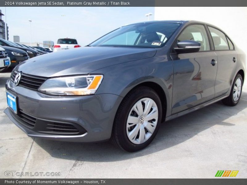 Platinum Gray Metallic / Titan Black 2014 Volkswagen Jetta SE Sedan