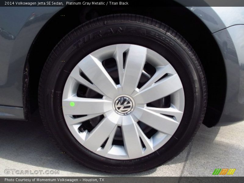 Platinum Gray Metallic / Titan Black 2014 Volkswagen Jetta SE Sedan