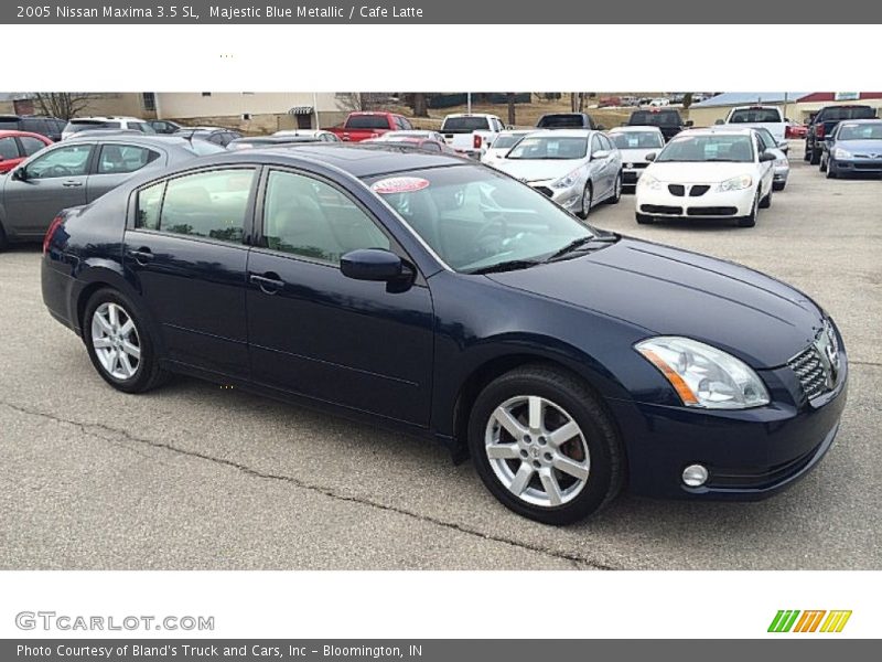 Majestic Blue Metallic / Cafe Latte 2005 Nissan Maxima 3.5 SL