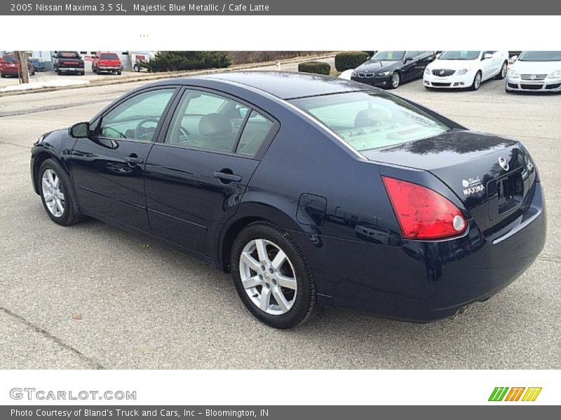 Majestic Blue Metallic / Cafe Latte 2005 Nissan Maxima 3.5 SL