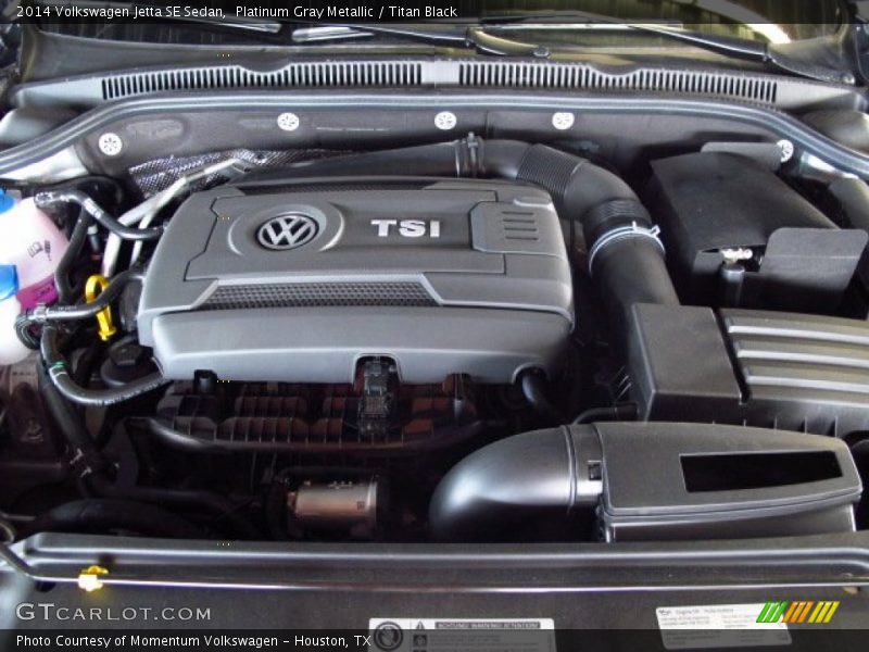 Platinum Gray Metallic / Titan Black 2014 Volkswagen Jetta SE Sedan