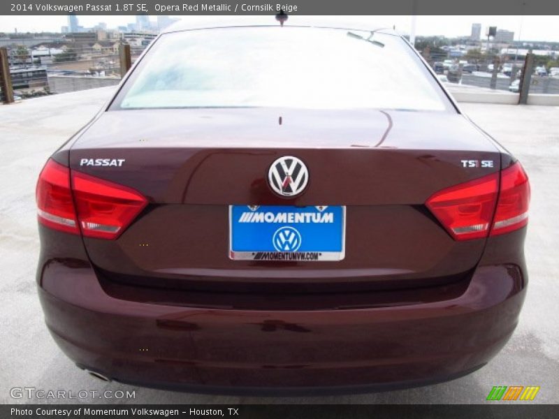 Opera Red Metallic / Cornsilk Beige 2014 Volkswagen Passat 1.8T SE