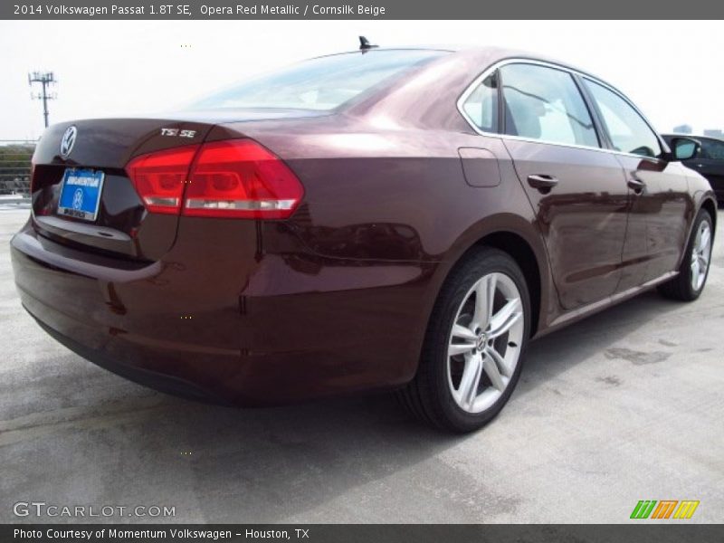 Opera Red Metallic / Cornsilk Beige 2014 Volkswagen Passat 1.8T SE