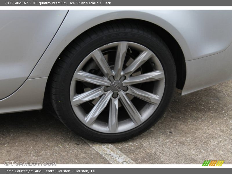 Ice Silver Metallic / Black 2012 Audi A7 3.0T quattro Premium