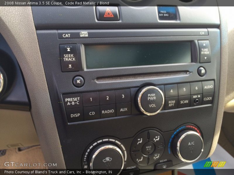 Code Red Metallic / Blond 2008 Nissan Altima 3.5 SE Coupe