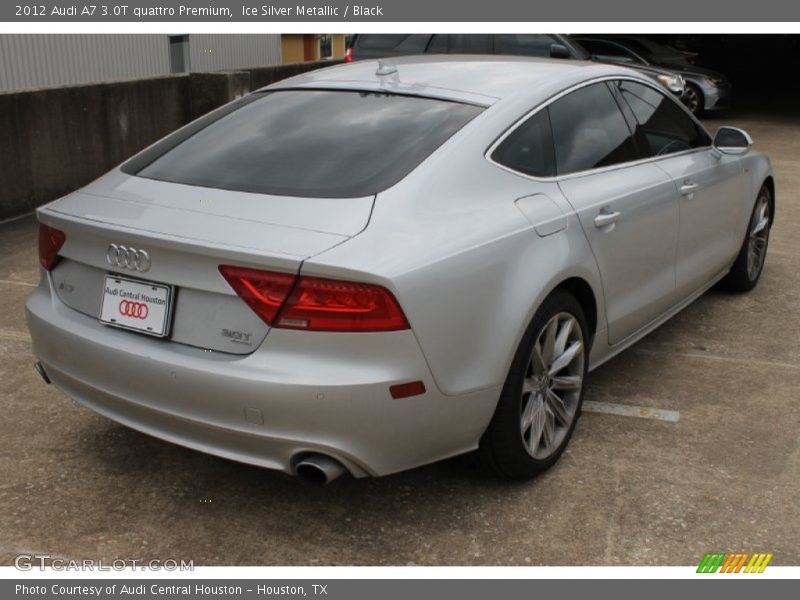 Ice Silver Metallic / Black 2012 Audi A7 3.0T quattro Premium