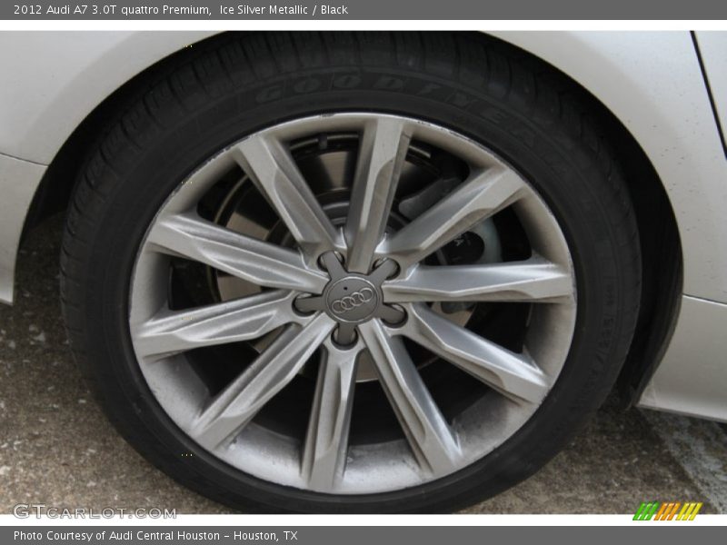 Ice Silver Metallic / Black 2012 Audi A7 3.0T quattro Premium