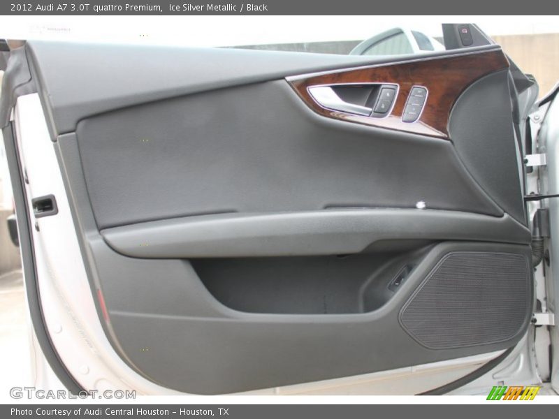 Ice Silver Metallic / Black 2012 Audi A7 3.0T quattro Premium