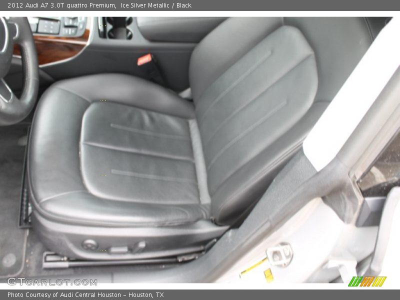 Ice Silver Metallic / Black 2012 Audi A7 3.0T quattro Premium