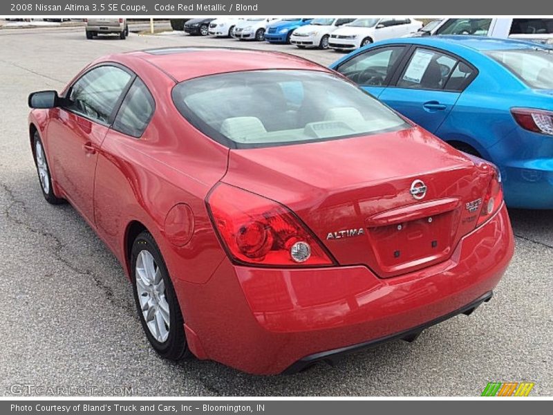 Code Red Metallic / Blond 2008 Nissan Altima 3.5 SE Coupe