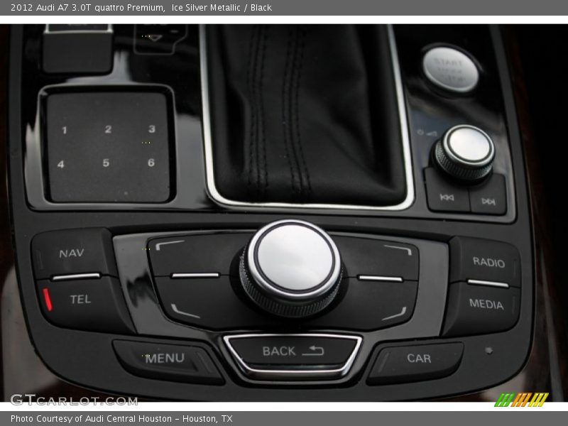 Ice Silver Metallic / Black 2012 Audi A7 3.0T quattro Premium