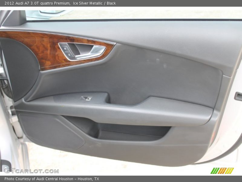 Ice Silver Metallic / Black 2012 Audi A7 3.0T quattro Premium