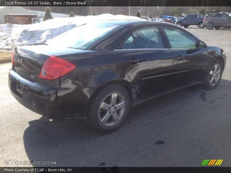 Black / Ebony Black 2008 Pontiac G6 GT Sedan