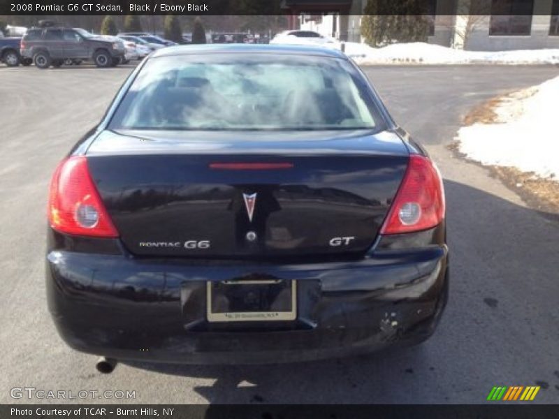 Black / Ebony Black 2008 Pontiac G6 GT Sedan