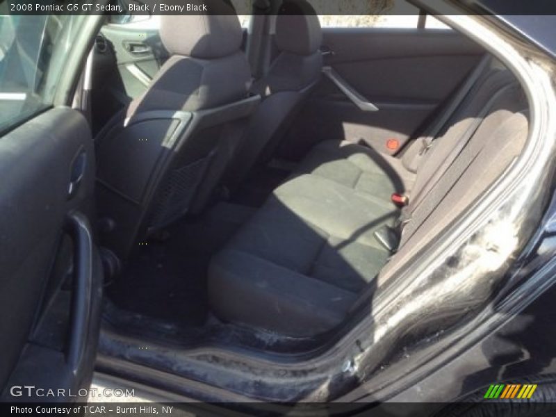 Black / Ebony Black 2008 Pontiac G6 GT Sedan