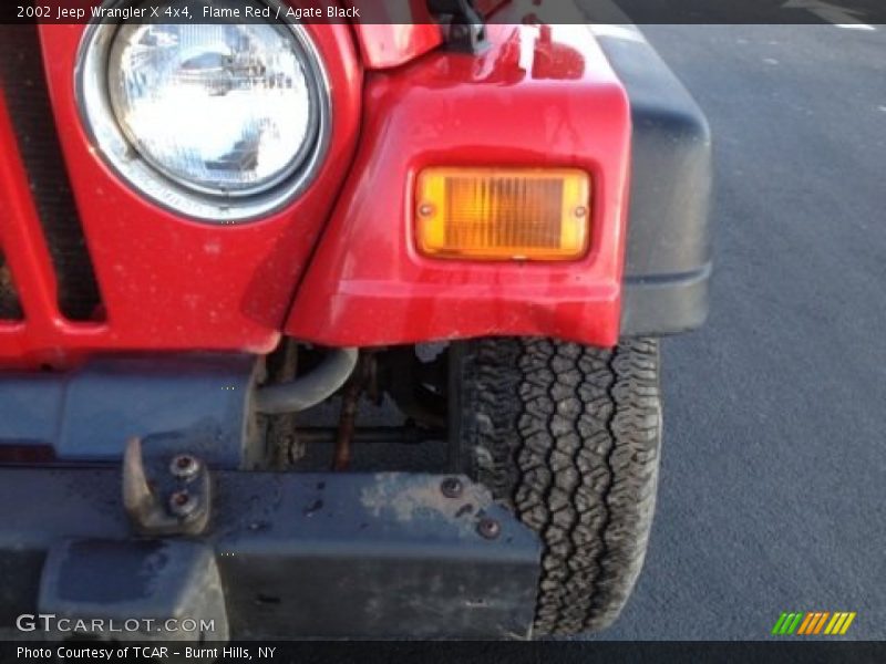 Flame Red / Agate Black 2002 Jeep Wrangler X 4x4