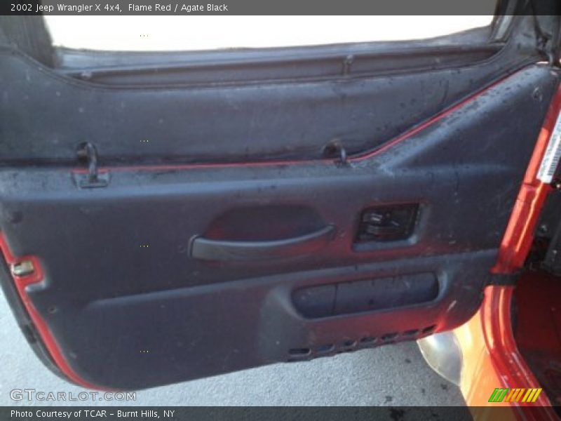 Flame Red / Agate Black 2002 Jeep Wrangler X 4x4