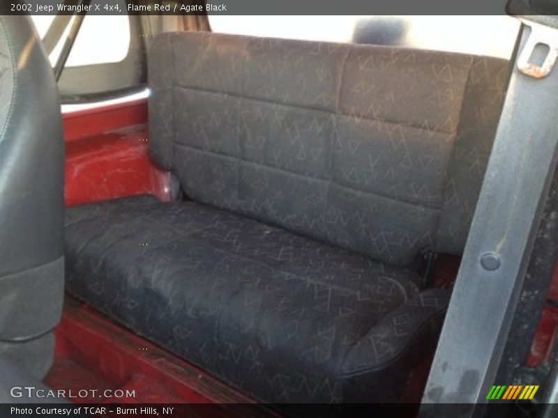 Flame Red / Agate Black 2002 Jeep Wrangler X 4x4