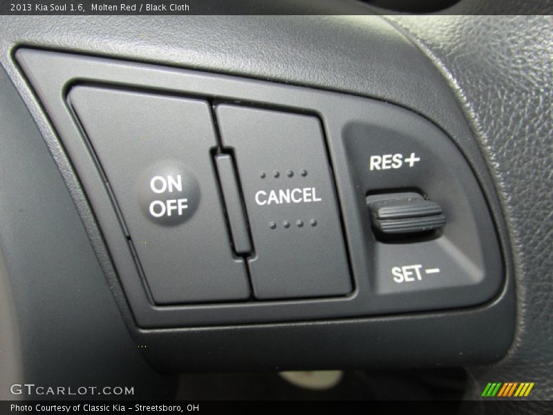 Molten Red / Black Cloth 2013 Kia Soul 1.6