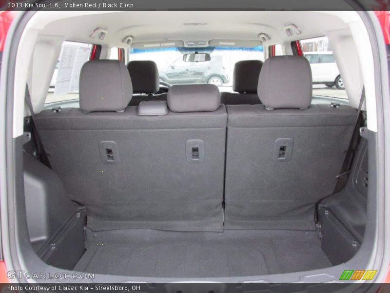 Molten Red / Black Cloth 2013 Kia Soul 1.6