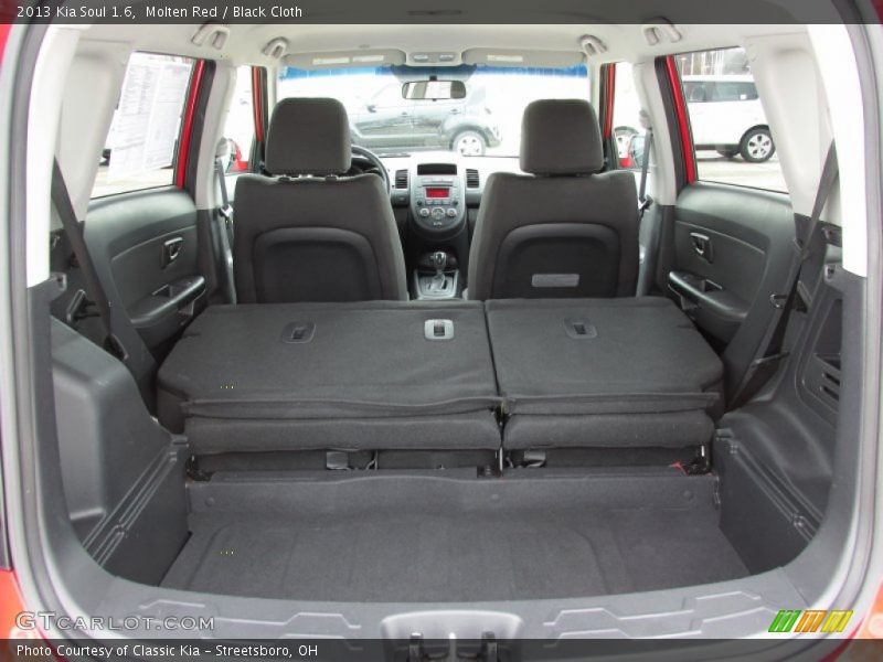 Molten Red / Black Cloth 2013 Kia Soul 1.6