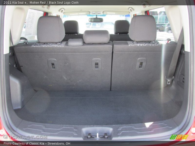Molten Red / Black Soul Logo Cloth 2011 Kia Soul +