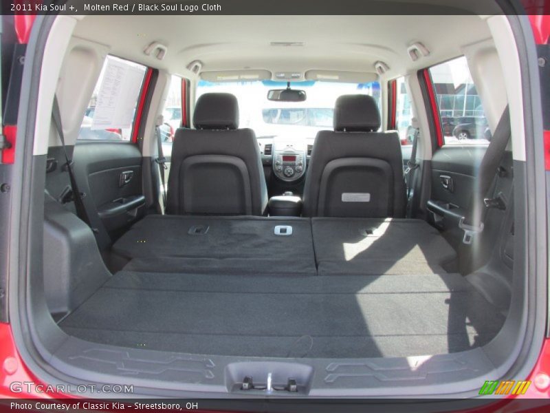 Molten Red / Black Soul Logo Cloth 2011 Kia Soul +
