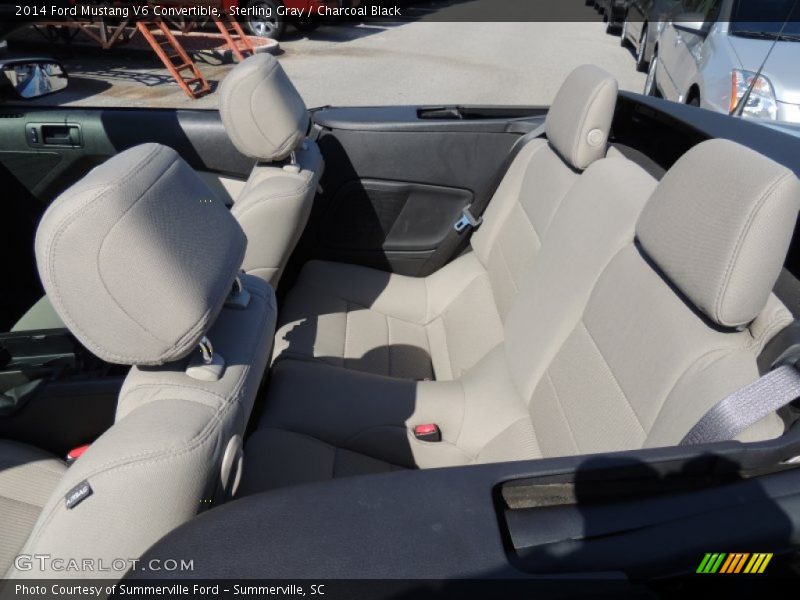 Sterling Gray / Charcoal Black 2014 Ford Mustang V6 Convertible