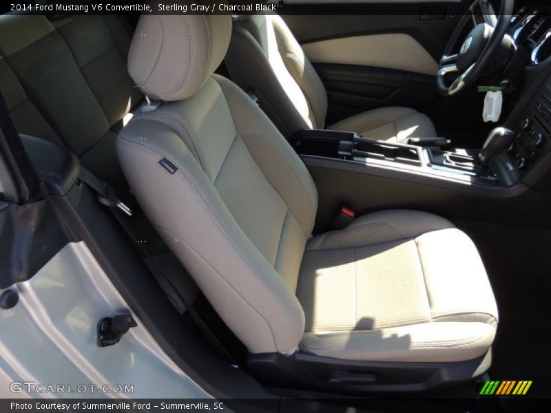 Sterling Gray / Charcoal Black 2014 Ford Mustang V6 Convertible