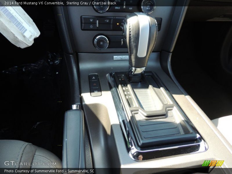 Sterling Gray / Charcoal Black 2014 Ford Mustang V6 Convertible