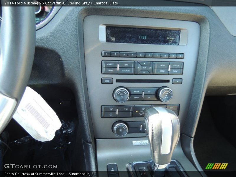 Sterling Gray / Charcoal Black 2014 Ford Mustang V6 Convertible