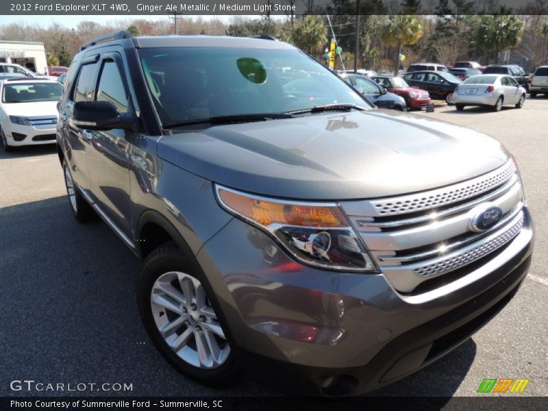Ginger Ale Metallic / Medium Light Stone 2012 Ford Explorer XLT 4WD