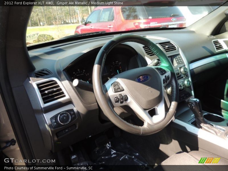 Ginger Ale Metallic / Medium Light Stone 2012 Ford Explorer XLT 4WD
