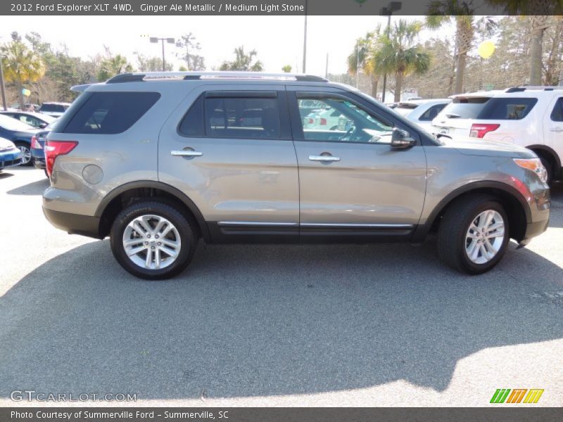 Ginger Ale Metallic / Medium Light Stone 2012 Ford Explorer XLT 4WD