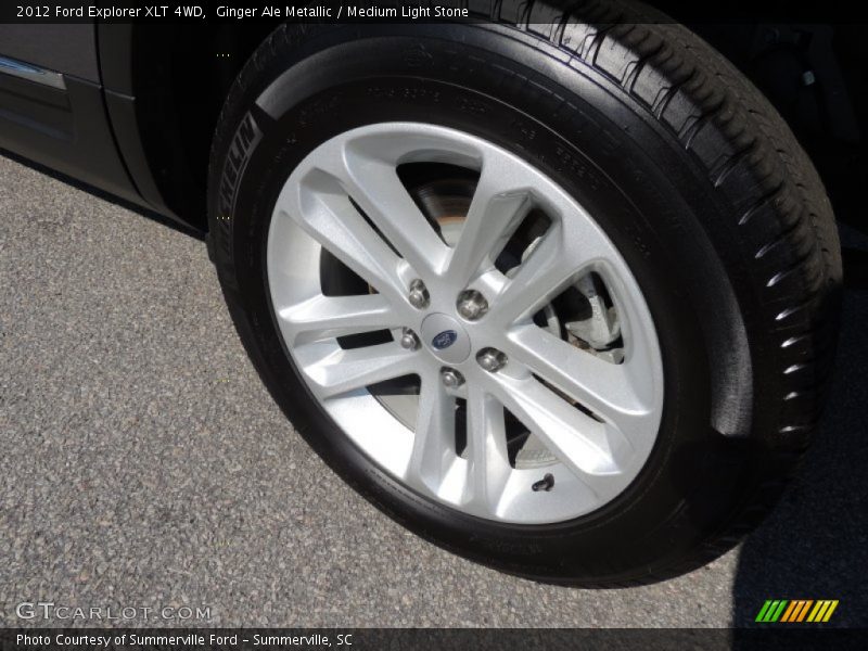 Ginger Ale Metallic / Medium Light Stone 2012 Ford Explorer XLT 4WD