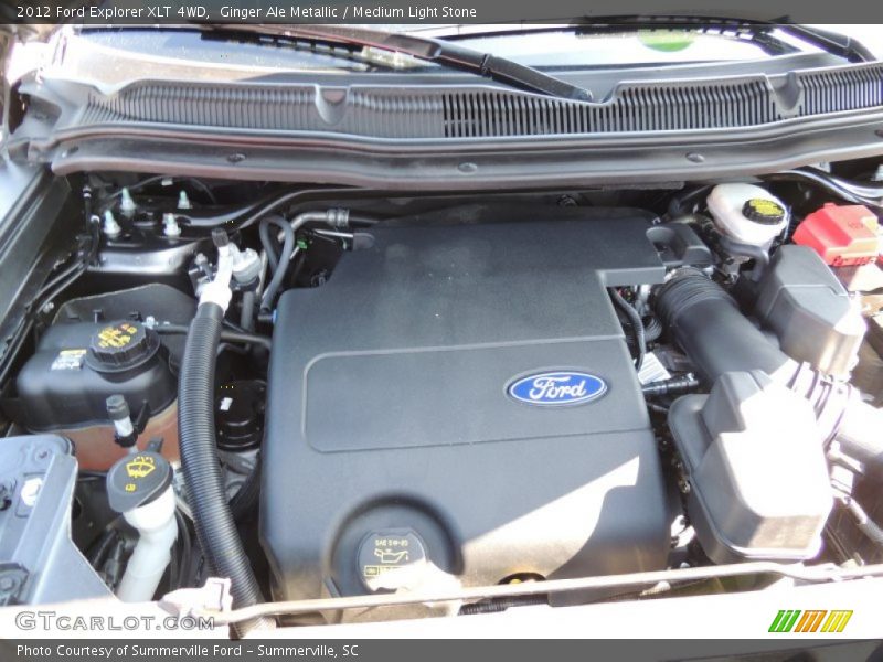 Ginger Ale Metallic / Medium Light Stone 2012 Ford Explorer XLT 4WD