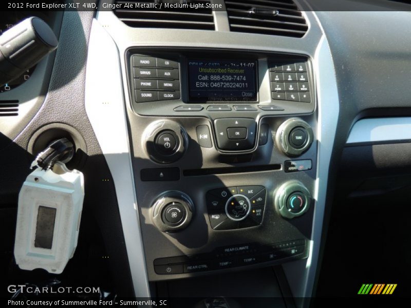 Ginger Ale Metallic / Medium Light Stone 2012 Ford Explorer XLT 4WD
