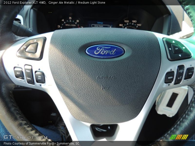 Ginger Ale Metallic / Medium Light Stone 2012 Ford Explorer XLT 4WD