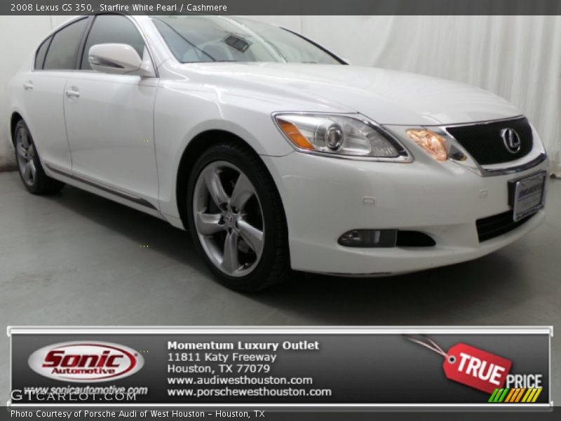 Starfire White Pearl / Cashmere 2008 Lexus GS 350