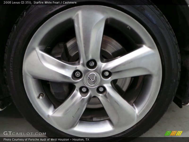 Starfire White Pearl / Cashmere 2008 Lexus GS 350
