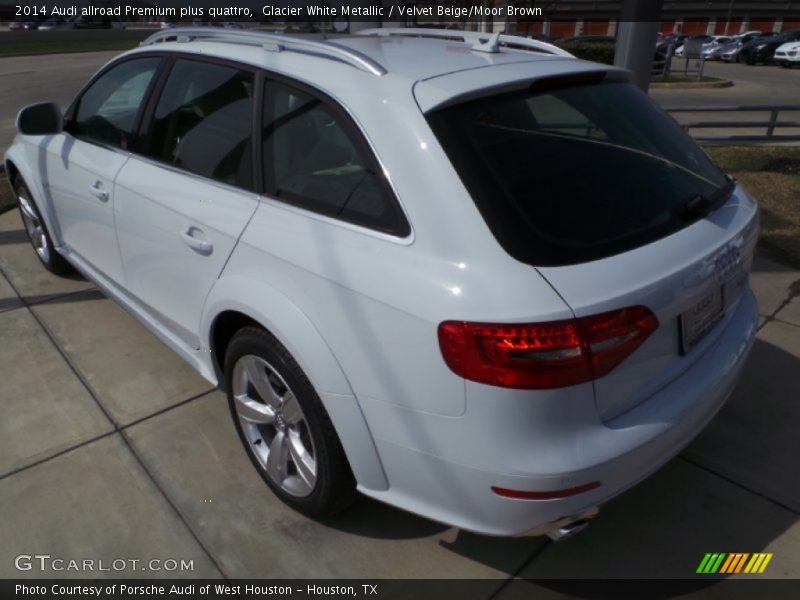 Glacier White Metallic / Velvet Beige/Moor Brown 2014 Audi allroad Premium plus quattro