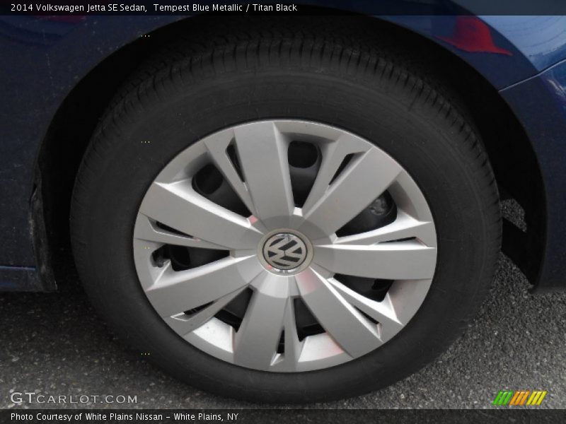 Tempest Blue Metallic / Titan Black 2014 Volkswagen Jetta SE Sedan