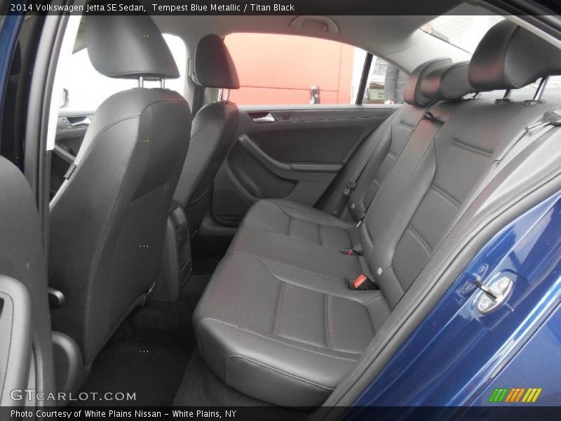 Tempest Blue Metallic / Titan Black 2014 Volkswagen Jetta SE Sedan