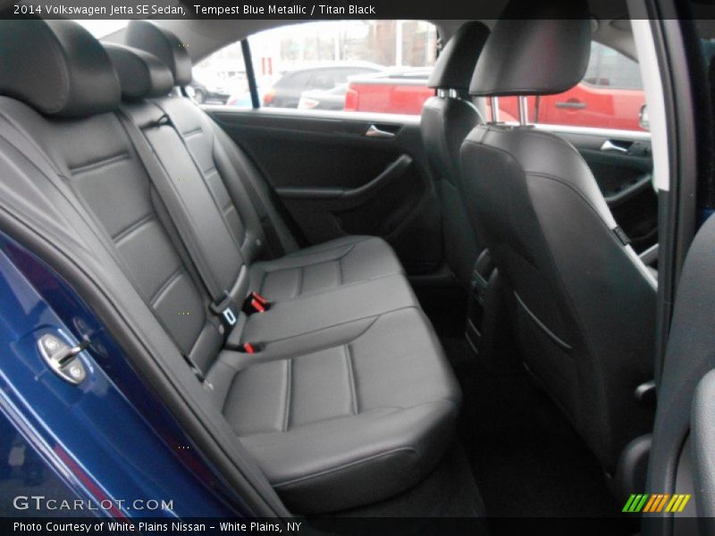 Tempest Blue Metallic / Titan Black 2014 Volkswagen Jetta SE Sedan