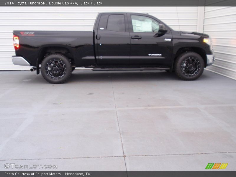 Black / Black 2014 Toyota Tundra SR5 Double Cab 4x4