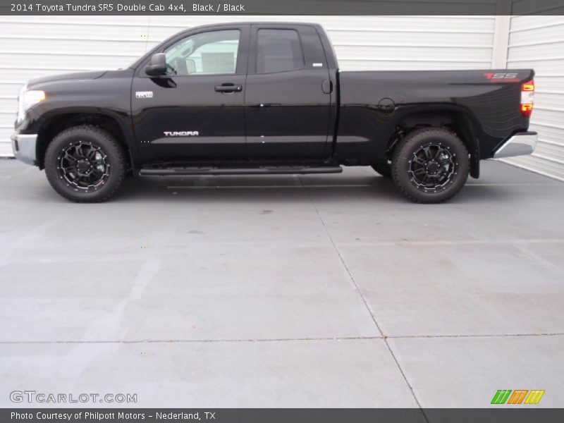 Black / Black 2014 Toyota Tundra SR5 Double Cab 4x4