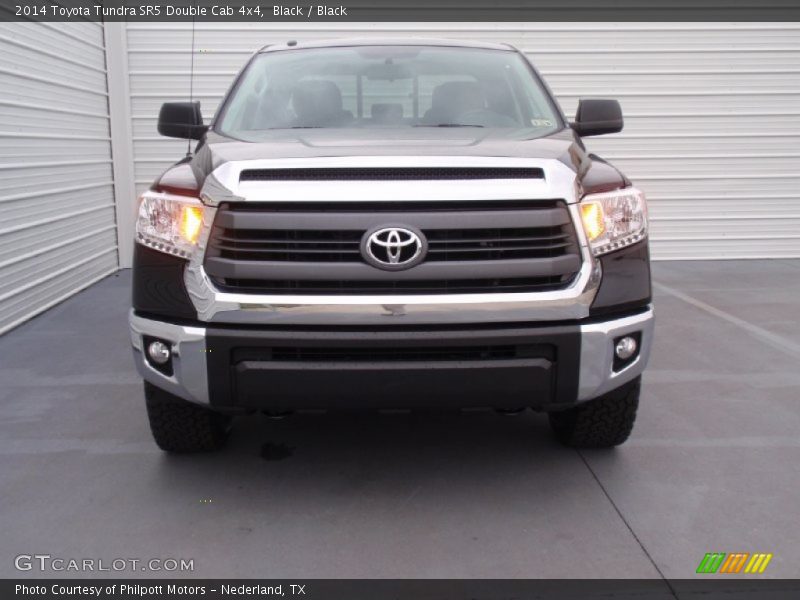 Black / Black 2014 Toyota Tundra SR5 Double Cab 4x4