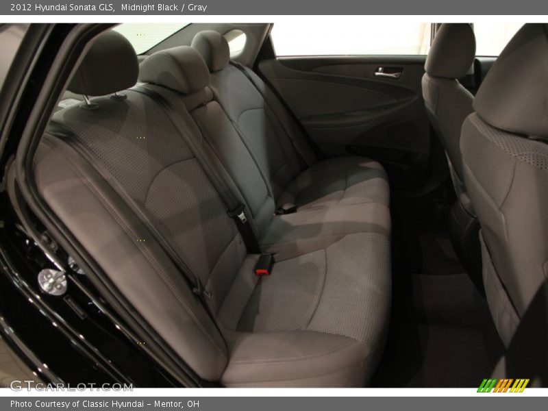Midnight Black / Gray 2012 Hyundai Sonata GLS